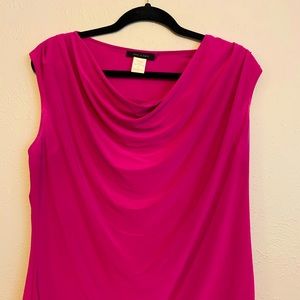 Pink Polyester Blouse